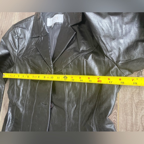 Wilson’s Leather Maxima black genuine leather button up jacket - Picture 16 of 16